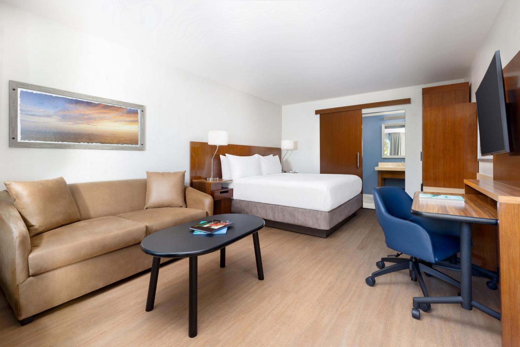 Deluxe Studio mit Kingsize-Bett und einem Schlafsofa