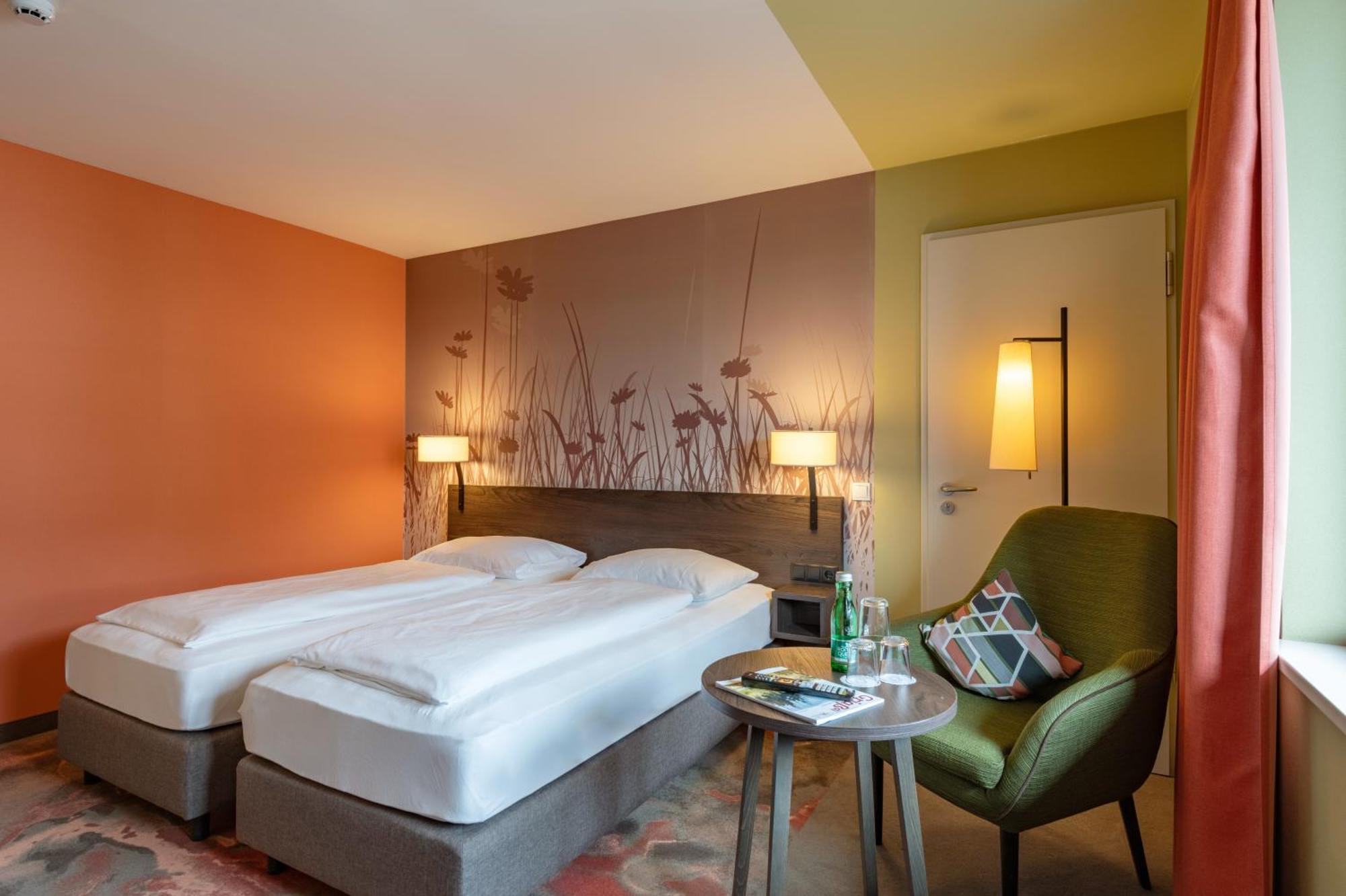 Standard Zweibettzimmer mit Bergblick