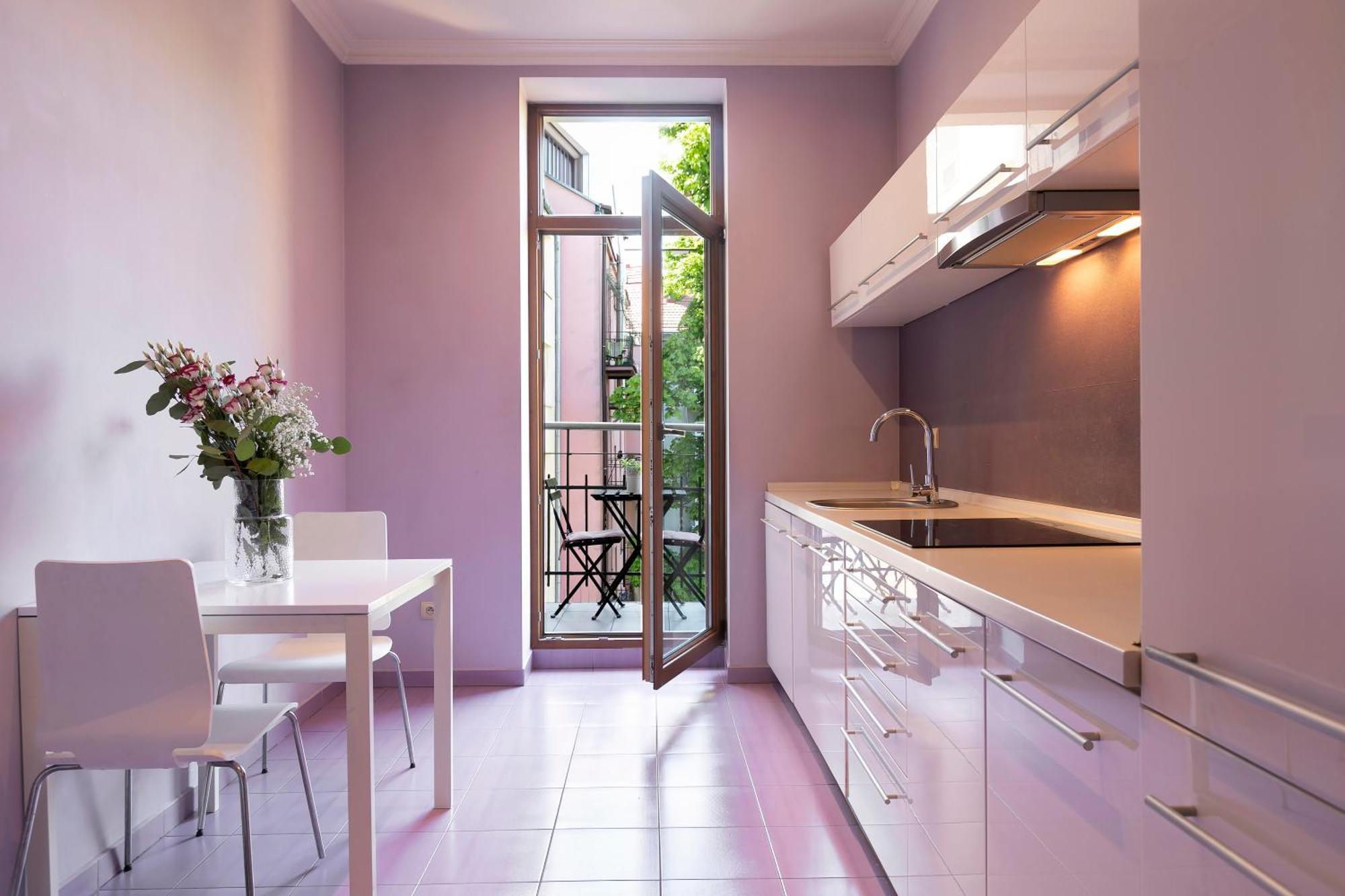 Apartment mit 1 Schlafzimmer und Balkon