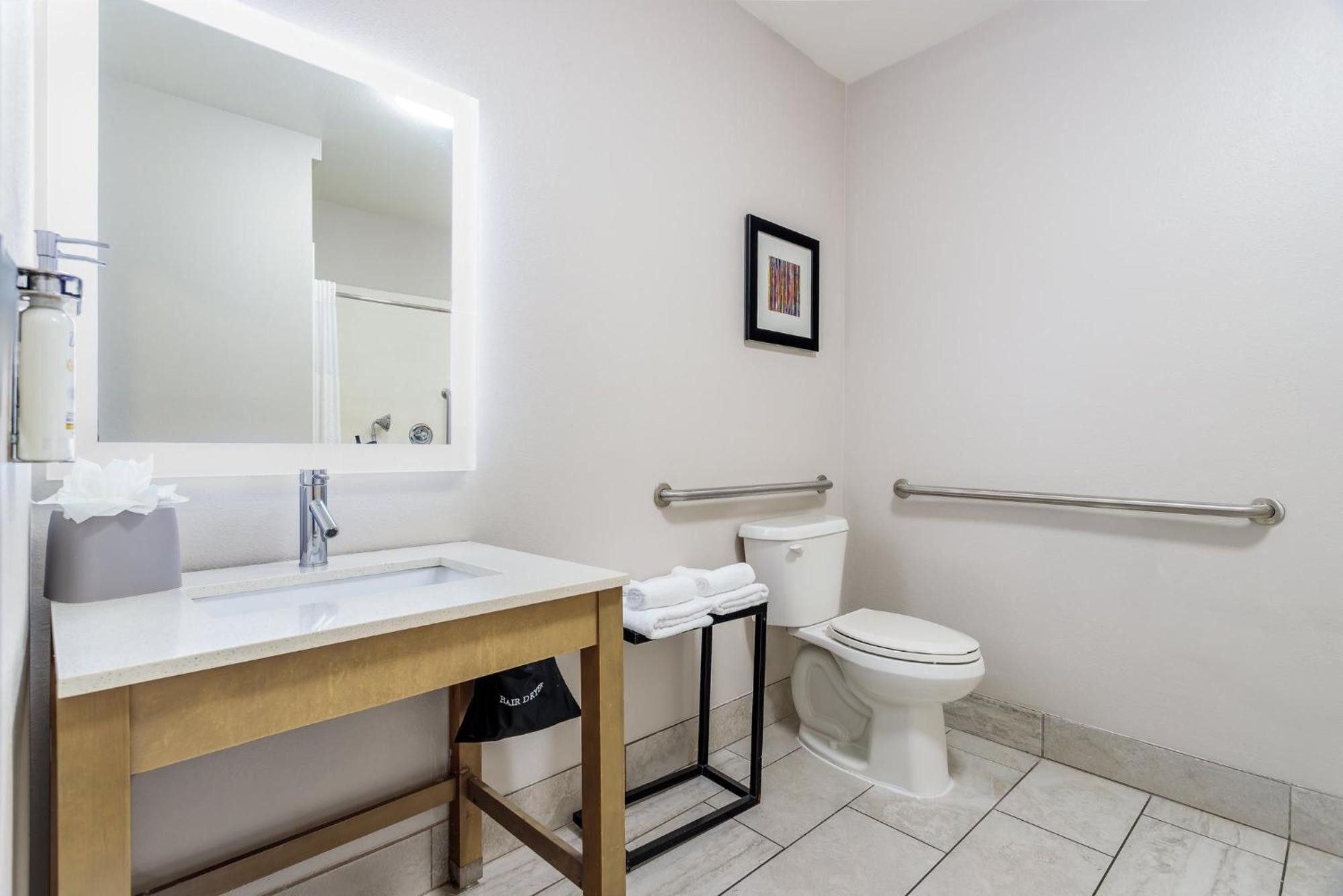 Standard King Room Roll Shower Mobility Accessible