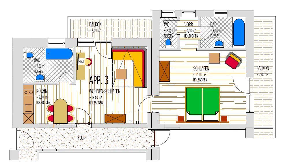 One-Bedroom Apartment with Balcony,264388425:JPEG
