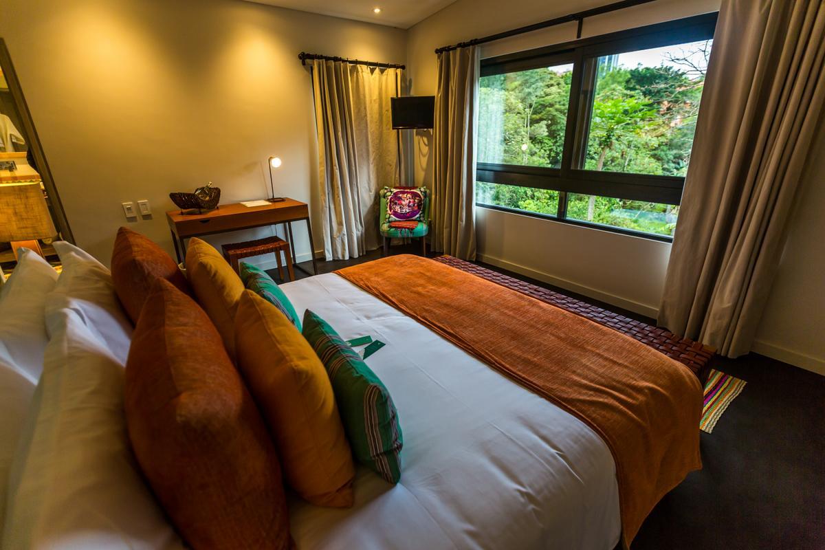 Doppelzimmer mit Gartenblick