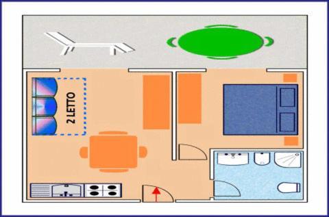Apartment mit 1 Schlafzimmer (2 Erwachsene)