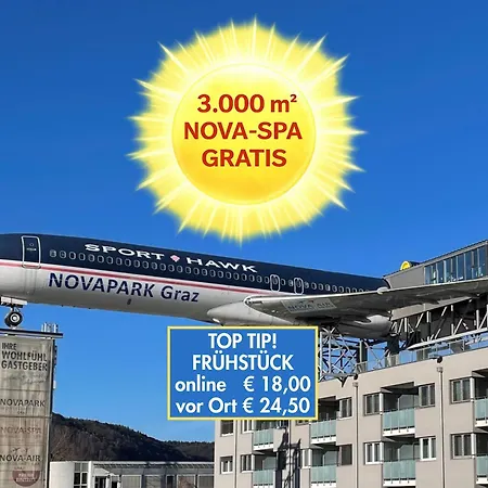 NOVAPARK Flugzeughotel Graz-3