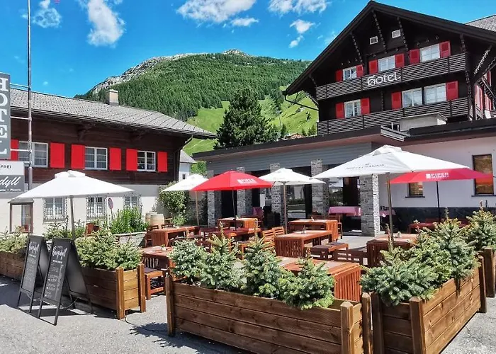 Hotel mit Aussicht: Hotel Bergidyll