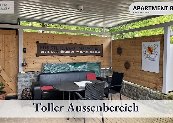 Ferienvermietung: Fit-Relax Apartments Meersburg mit eigenem Sportstudio