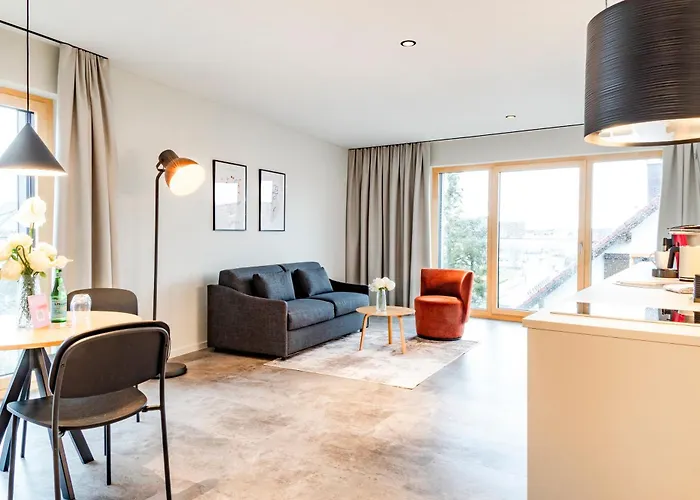 MyFlats Studio Apartements-klimatisiert-nahe Ravensburger Spiele-kostenfreie TG-Plätze