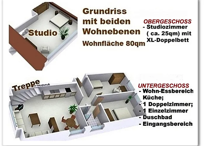  DEICHWIESE SYLT-WESTERLAND 2-5 Personen-3 Schlafzimmer-Terrasse